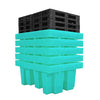 (Clearance) Teal IBC Spill Pallet (With Removable Grid) - BB1