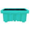 (Clearance) Teal IBC Spill Pallet (With Removable Grid) - BB1