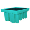 (Clearance) Teal IBC Spill Pallet (With Removable Grid) - BB1