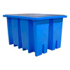 (Clearance) Blue IBC Spill Pallet (With 2 Removable Grids) - BB1S