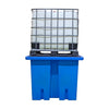 (Clearance) Blue IBC Spill Pallet (With 2 Removable Grids) - BB1S