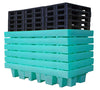 (Clearance) IBC Spill Pallet (For 2 x 1000ltr IBCs (Removable Grid) - BB2