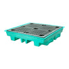 (Clearance) Teal Low Profile Drum Spill Pallet - BP4L