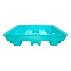 (Clearance) Teal Low Profile Drum Spill Pallet - BP4L